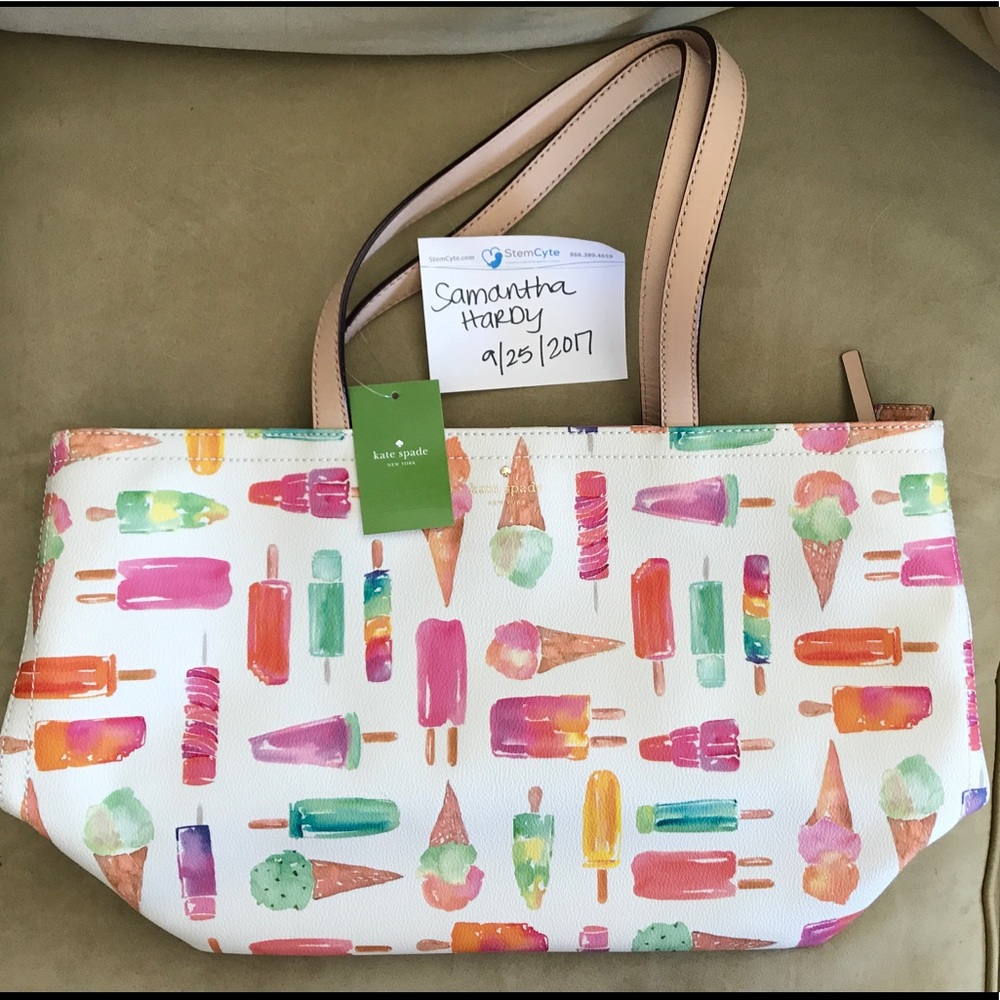 Kate Spade Ice Cream Francis - Flavor of the Month Large Tote